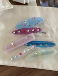 Cute Crystal Flower Star Pattern Hair Clip 8AS6HCP376L