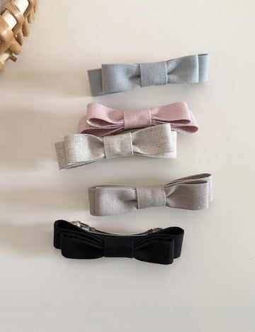 Sweet Solid Color Bowknot Hair Clip 8AS6HCP380L