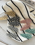 Elegant Glitter Star Pattern Droplet Hair Clip 8AS6HCP393L