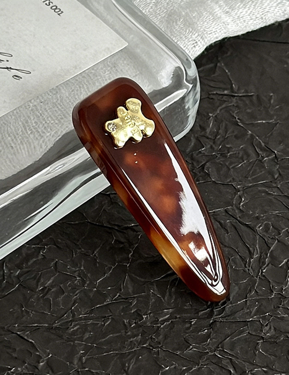Trendy Little Bear Acetate Duckbill Hair Clip 8AS6HCP398L