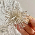 Elegant Fireworks Beaded Starburst Hair Clip 8AS6HCP509L