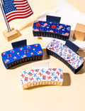 USA 250th Anniversary Strong Grip Hair Clip 8AS6HCP62T