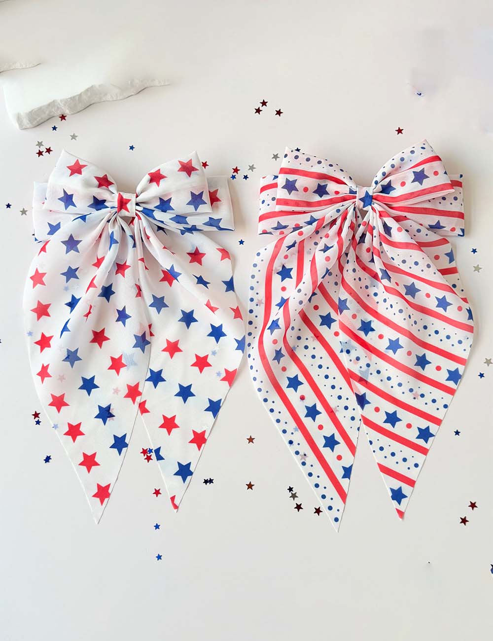 Cute Star Print Color Block Bo - DippedShop Wholesale - #2611