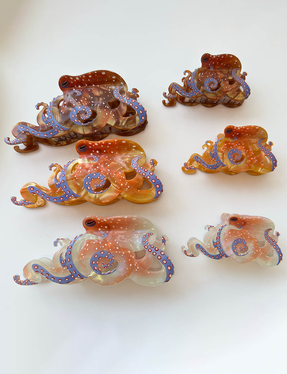 Funny Octopus Shape Acetate Ha - DippedShop Wholesale - #7267