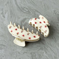 Cute Solid Color Strawberry Cat Print Hair Clip 8AS6HCP93L