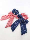 Stylish Star Print High Stretchy Bowknot Hair Tie 8BK6HSR15T