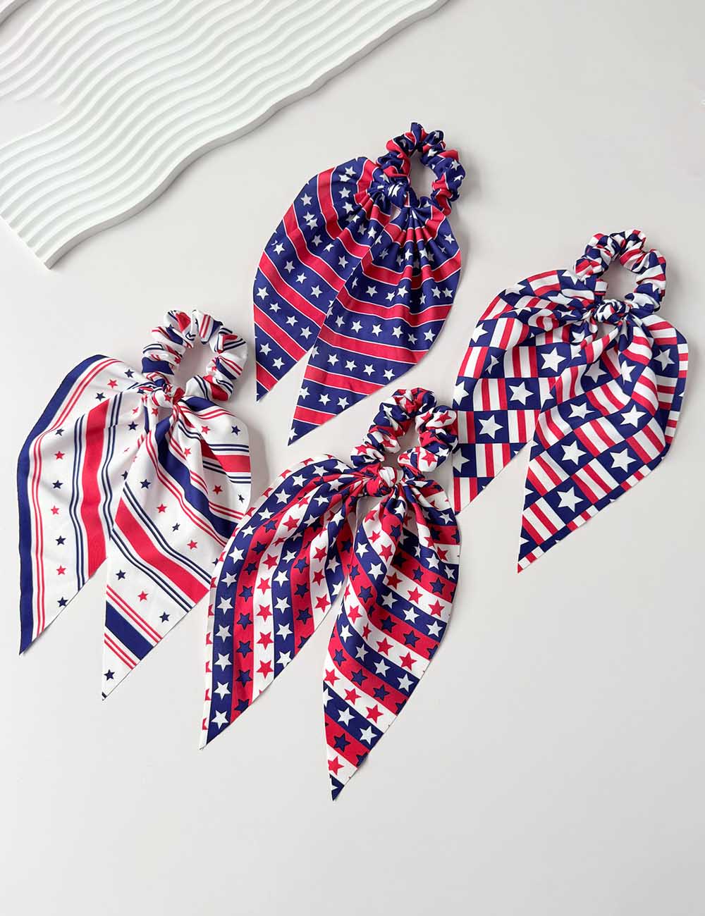 Fashion Star Striped Print Bow - DippedShop Wholesale - #6739