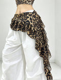Trendy Leopard Print Dancing Belt Hip Sacrf 6W1SL20