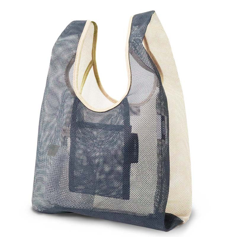 Cute Cat Pattern Color Block Hollow Shopping Bag 8CW6BBG461L
