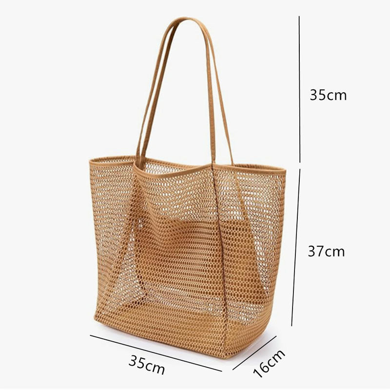 Stylish Hollow Out Solid Color Shoulder Bag 8CW6BBG468L