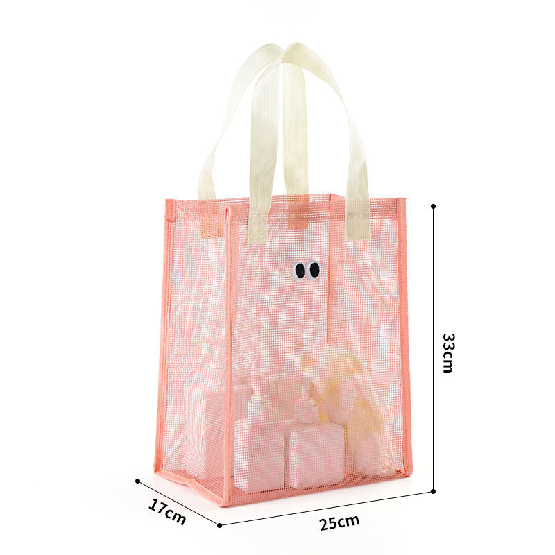 Stylish Solid Color Eye Embroideried Handbag 8CW6BBG469L