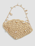 Trendy Hand-Woven Hollow Shell Pendant Shoulder Bag 8CW6BBG511T