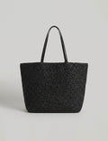Retro Solid Color Straw Woven Large Capacity Shoulder Bag 8CW6BBG517L