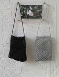 Mini Hand Woven Hollow Square Crossbody Bag 8CW6BBG528L