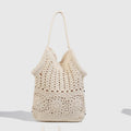 Boho-Style Solid Color Hollow Beaded Tassel Handbag MK2BK6W10BBG06