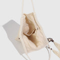 Boho-Style Solid Color Hollow Beaded Tassel Handbag MK2BK6W10BBG06