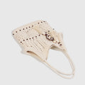 Boho-Style Solid Color Hollow Beaded Tassel Handbag MK2BK6W10BBG06