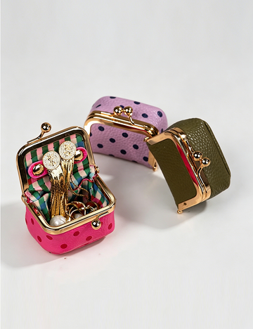 Mini Polka Dots Style Jewelry Case 8CW6BOB362L
