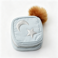 Cute Square Shape Star Pattern Jewelry Case 8CW6BOB367L