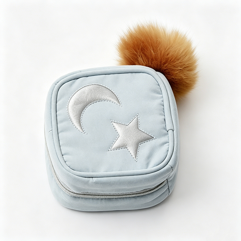 Cute Square Shape Star Pattern Jewelry Case 8CW6BOB367L