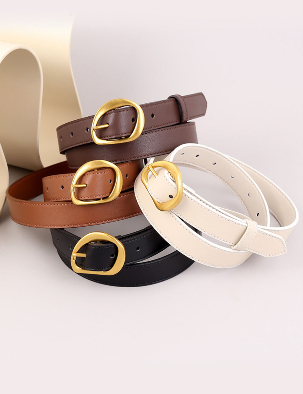 Leather Waist Belt - DippedShop Wholesale - #2227