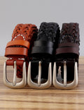 Trendy Hand-Woven Hollow Leather Waist Belt 6W6JBT150