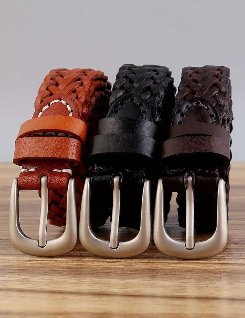 Trendy Hand-Woven Hollow Leather Waist Belt 6W6JBT150