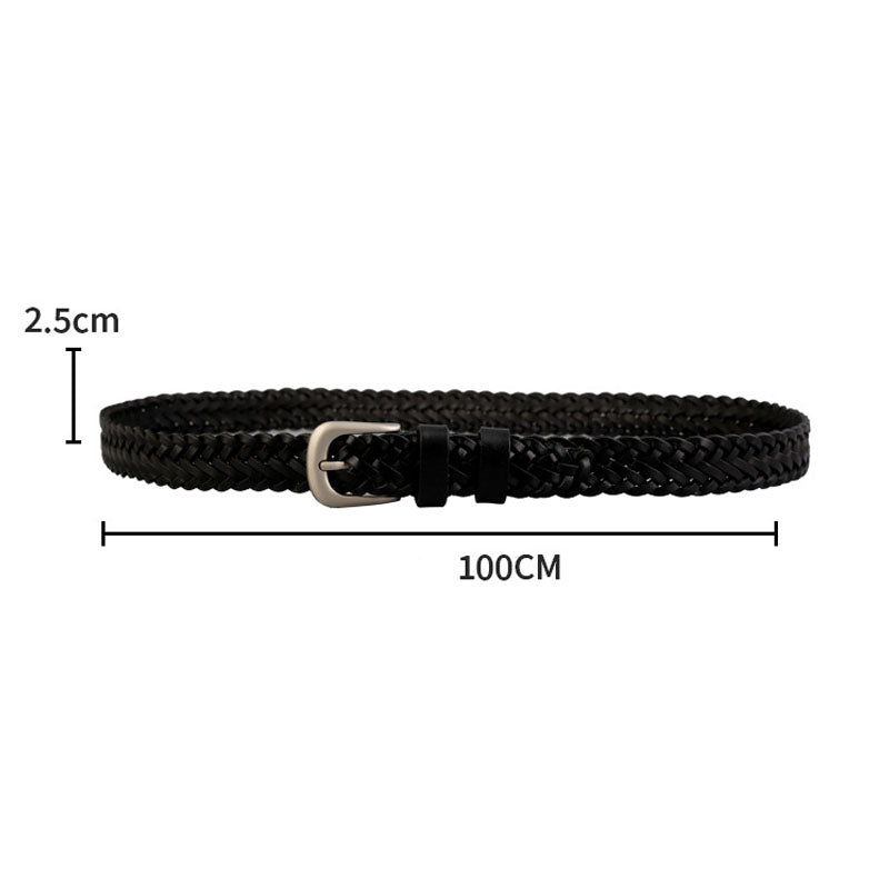 Trendy Hand-Woven Hollow Leather Waist Belt 6W6JBT150