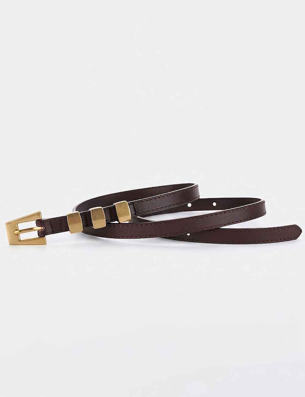 Minimalist Skinny Leather Belt - DippedShop Wholesale - #3827