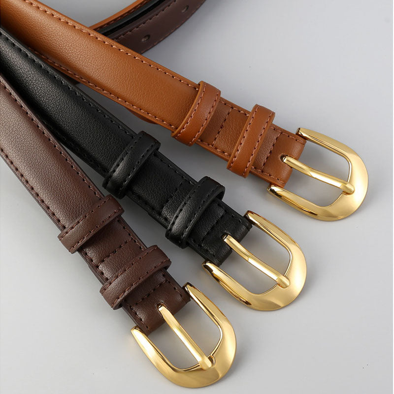 Casual Solid Color Adjustable Leather Blet 6W6JBT154