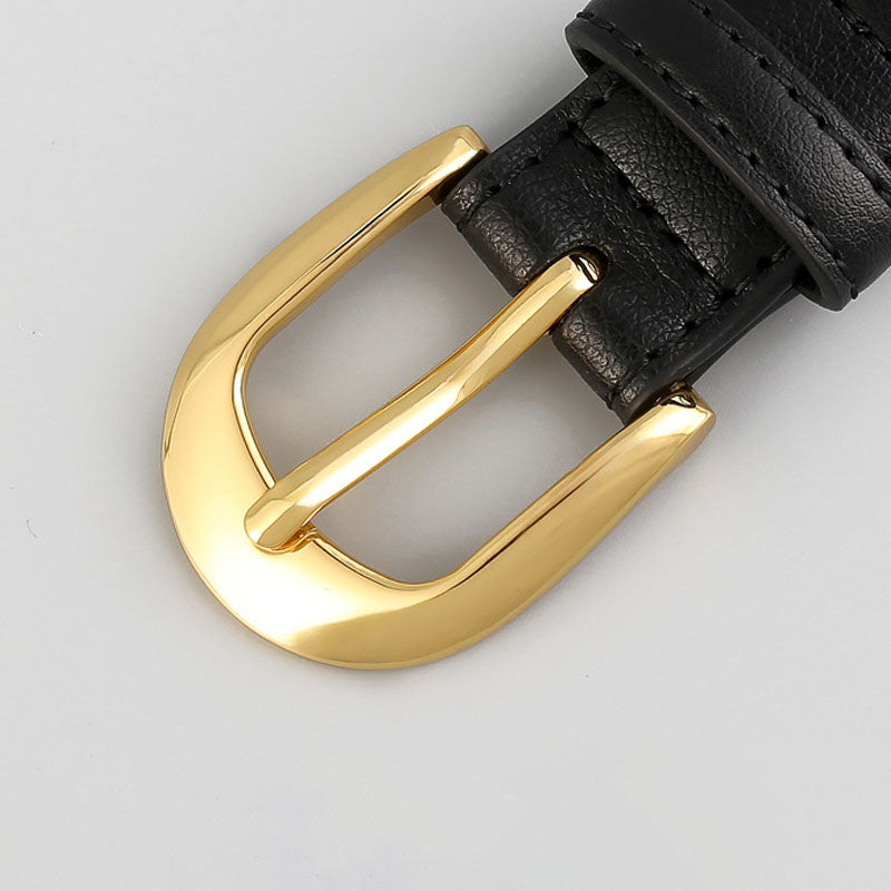 Casual Solid Color Adjustable Leather Blet 6W6JBT154