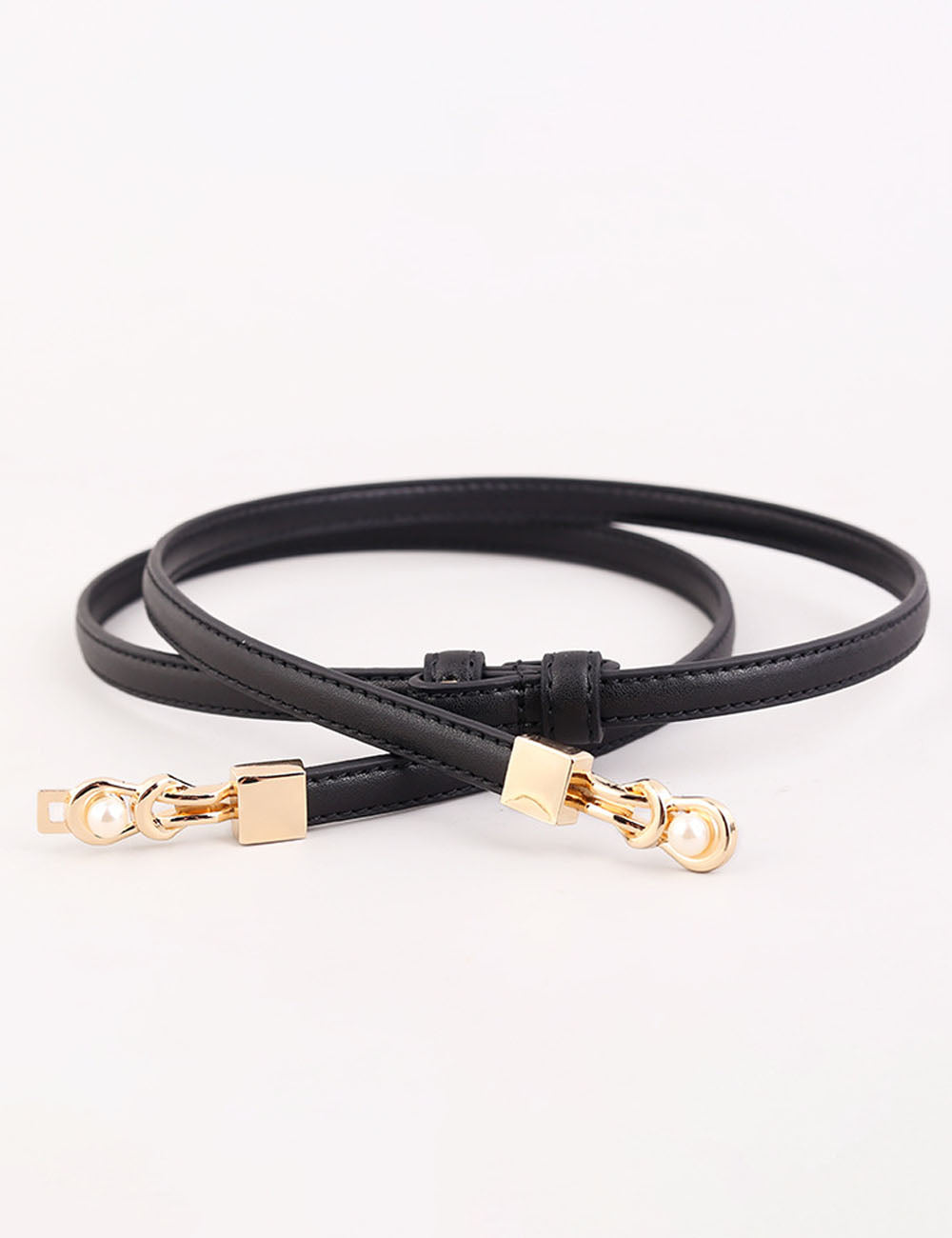 Skinny Leather Belt - DippedShop Wholesale - #7267