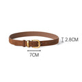 Casual Dress Belt Adjustable Suede Leather Belt 6W6JBT171