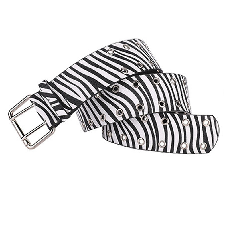 Animal Print Leather Belt - DippedShop Wholesale - #2211