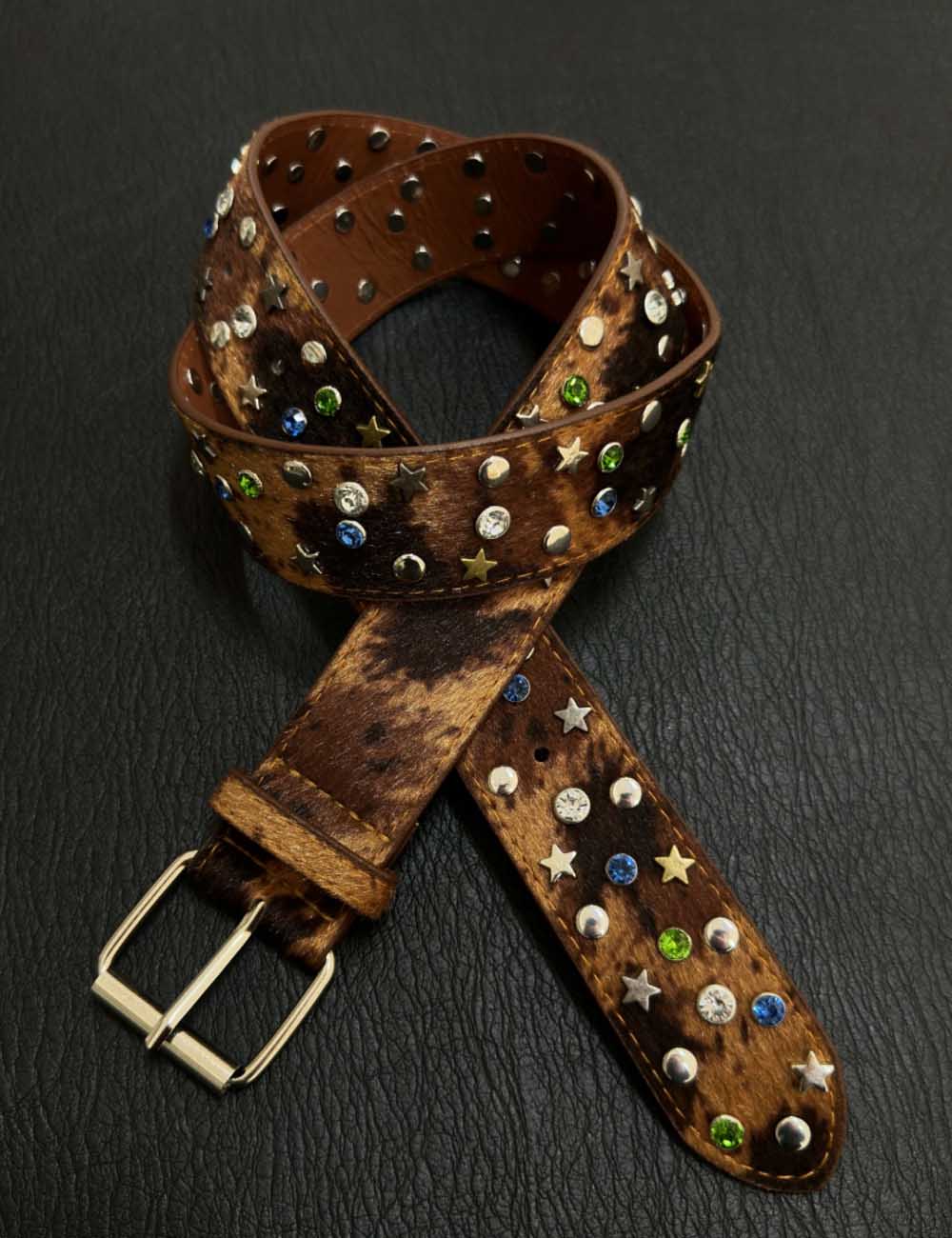 Rhinestone Cowgirl Belt - DippedShop Wholesale - #1555