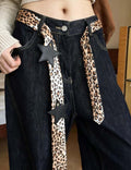 Fashion Leopard Print Versatile Scarf Belt 6W6JBT145