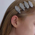 Trendy Angel Wing Metal Hair Barrette Hair Clip 8ZA6HCP308L
