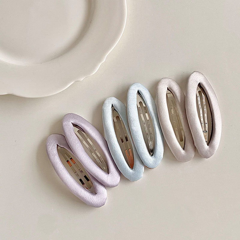 Simple Solid Color Hollow No Crease Hair Clip 8ZA6HCP508L