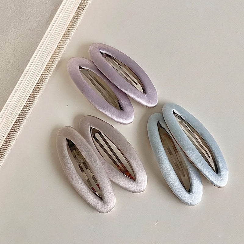 Simple Solid Color Hollow No Crease Hair Clip 8ZA6HCP508L
