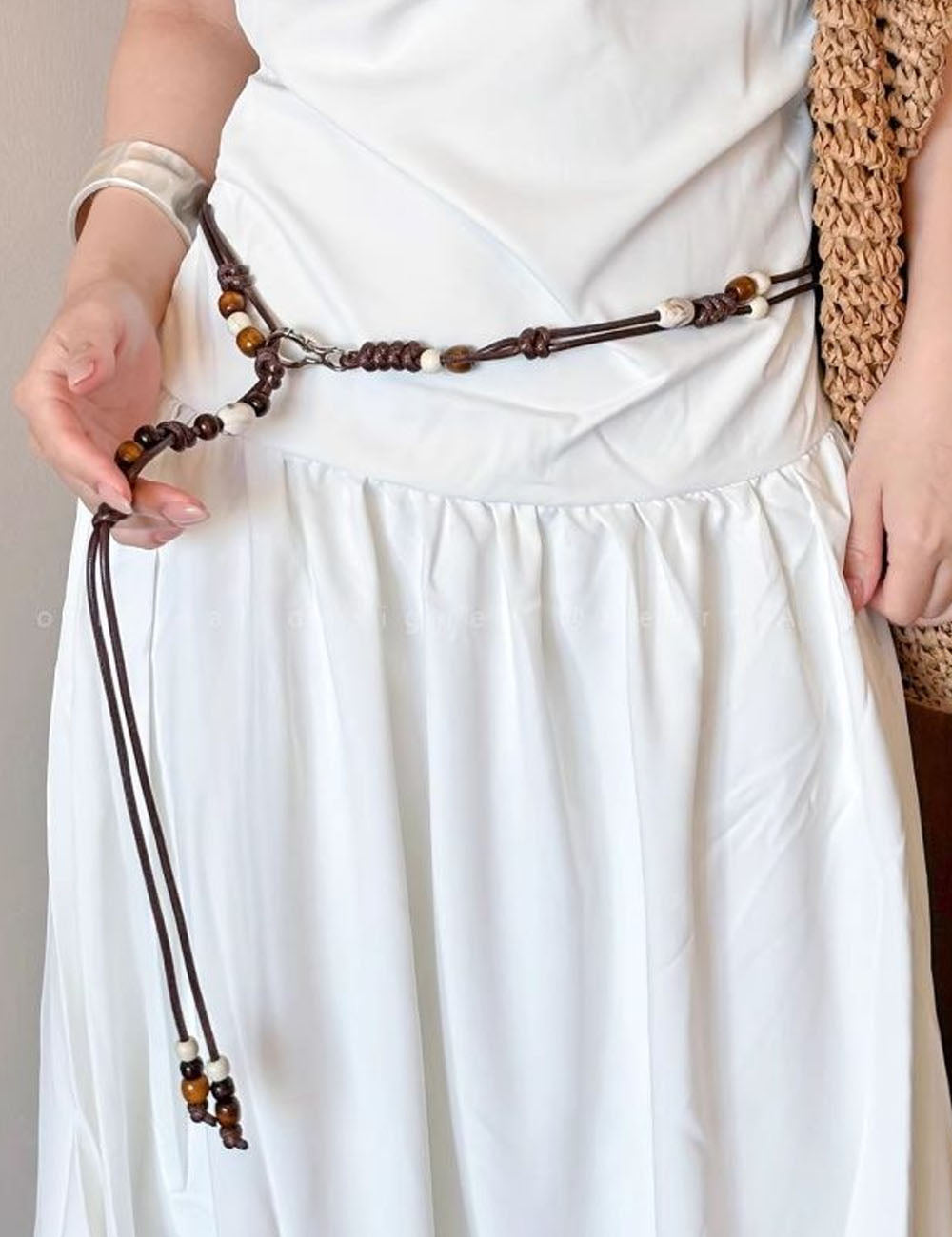 Braided Beaded Waist Chain - DippedShop Wholesale - #7507