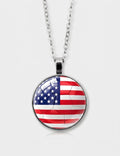 Stylish Country Flag Football Shape Pendant Necklace 8ZA6JNC279T