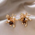 Geometric Stud Earrings - DippedShop Wholesale - #0579