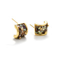 Shell C-Shaped Stud Earrings - DippedShop Wholesale - #5939