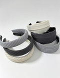 Slouchy Color Block Striped Fabric Wide Headband 6W6HBD323
