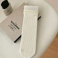 Fresh Solid Color Thin Breathable Scrunch Socks 6W8FSO744