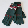 Fair Isle Touchscreen Knit Gloves - DippedShop Wholesale - #6515