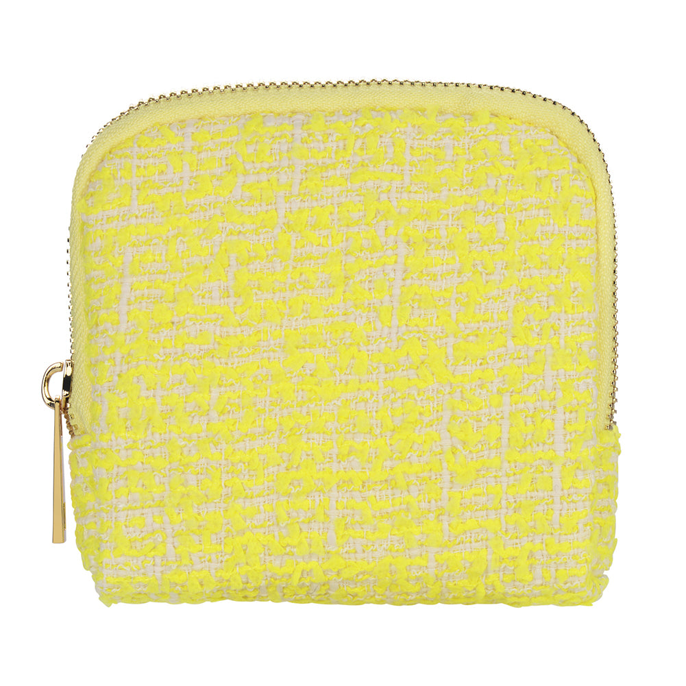 Tweed Jewelry Organizer Pouch - DippedShop Wholesale - #3267