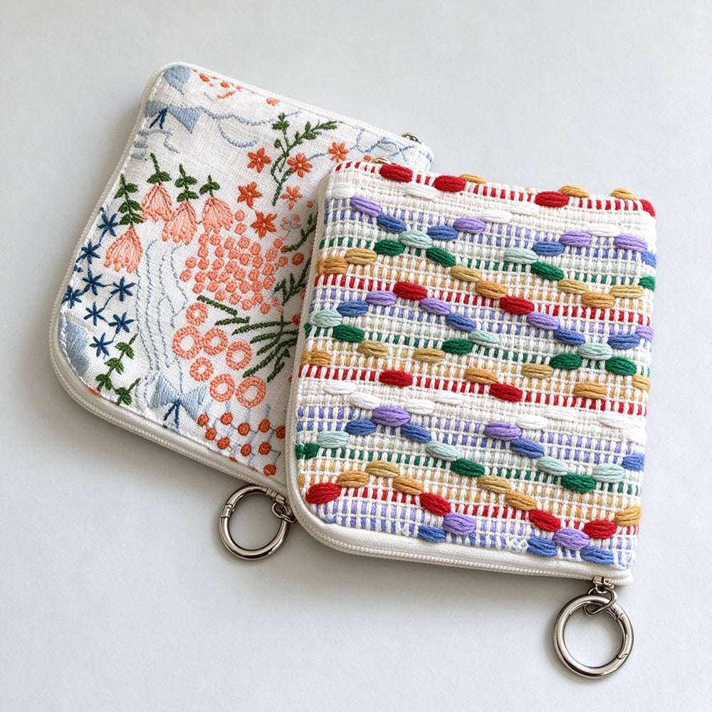 Retro Embroidered Cotton Linen Coin Purse 6W10BWB384