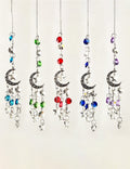 Metal Moon Star Crystal Tassel Suncatchers MK2CZAS6H7HLS63