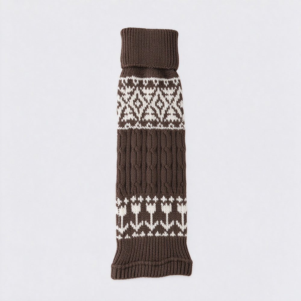Fair Isle Leg Warmers - DippedShop Wholesale - #3923